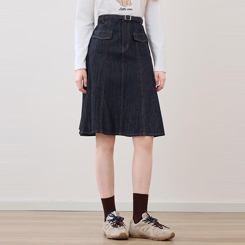 Betu Women's A-line Denim Skirt