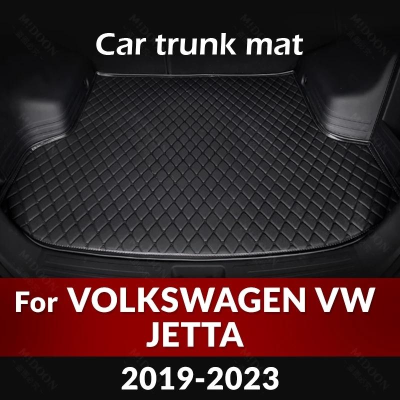 

Коврик в багажник автомобиля для VOLKSWAGEN VW JETTA 2019 2020 2021 2022 2023 Пользовательские автомобильные аксессуары Украшение салона автомобиля