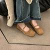Fashion Women Flats Fashion Square Head Single Shoe Soft Sole Ballet Flat Shoes for Women Mary Janes Shoes comfort Loafers Zapatos Mujer