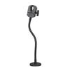 Magnetic Base Microphone Stand With Flexible Gooseneck And Heavy Duty Clamp For Studio Recording And Photography