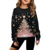 Girls' Hooded Tie-Dye Sweatshirt - Pullover Print Top