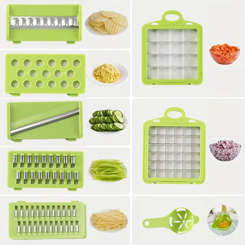 Factory Kitchen Accessories Metal 1 Food Cutter Veggie Onion Chopper Mandoline Slicer Multifunctional Vegetable Cutter