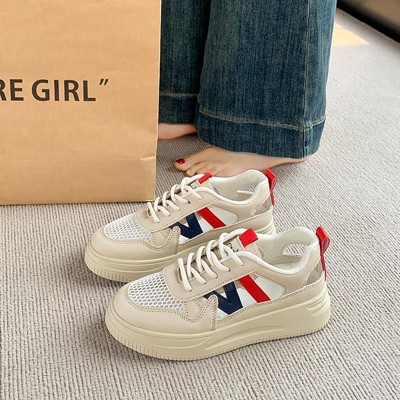 CRLAYDK Fashion Women's Sneakers Hollow Out Casual Tennis Summer Breathable Sports Shoes Mesh Walking Anti Slip Trainers