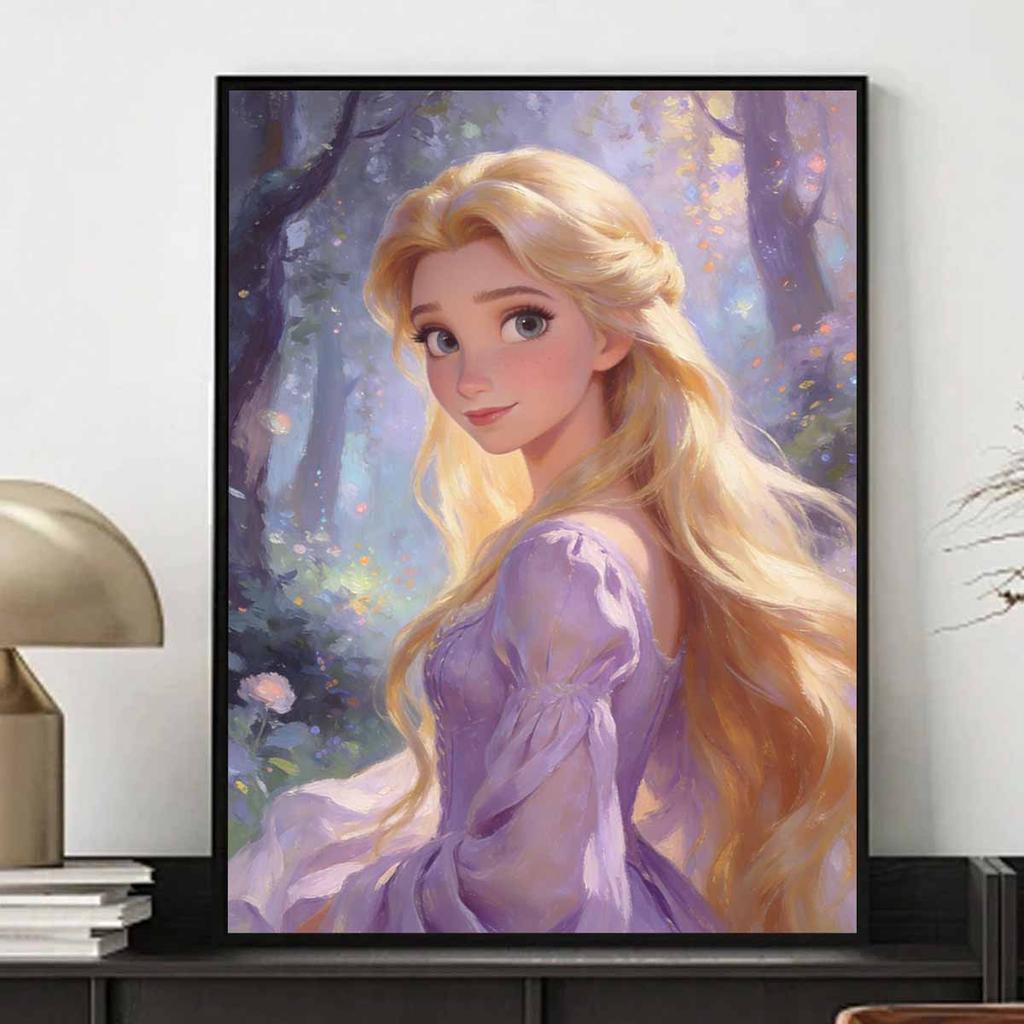 Disney Diamond Painting Art Mosaic Kit Rapunzel Princess Handmade diy5D Home Decor Gift