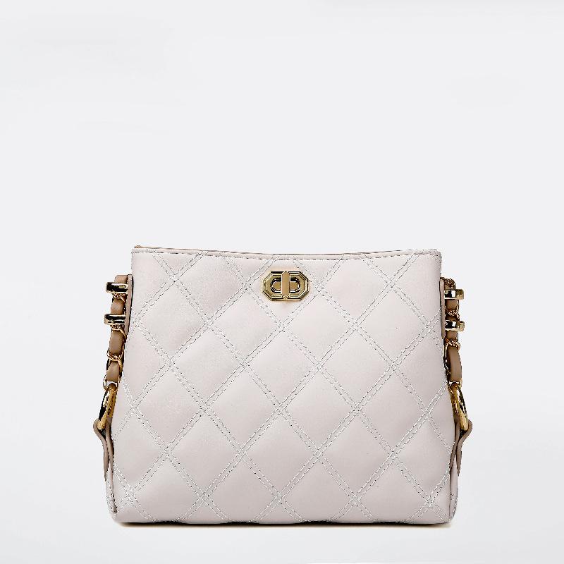 Современная модная сумка женская новая сумка-ведро универсальная сумка через плечо с цепочкой в виде ромба 2985₽