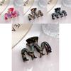 Fashionable Acetate Hair Claw Clip For Women With Colorful Designs And Geometric Lines