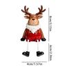 Christmas Elk Resin Ornaments Christmas Desktop Decoration Creative Birthday Gift Christmas Party Scene Dress Up Decorations