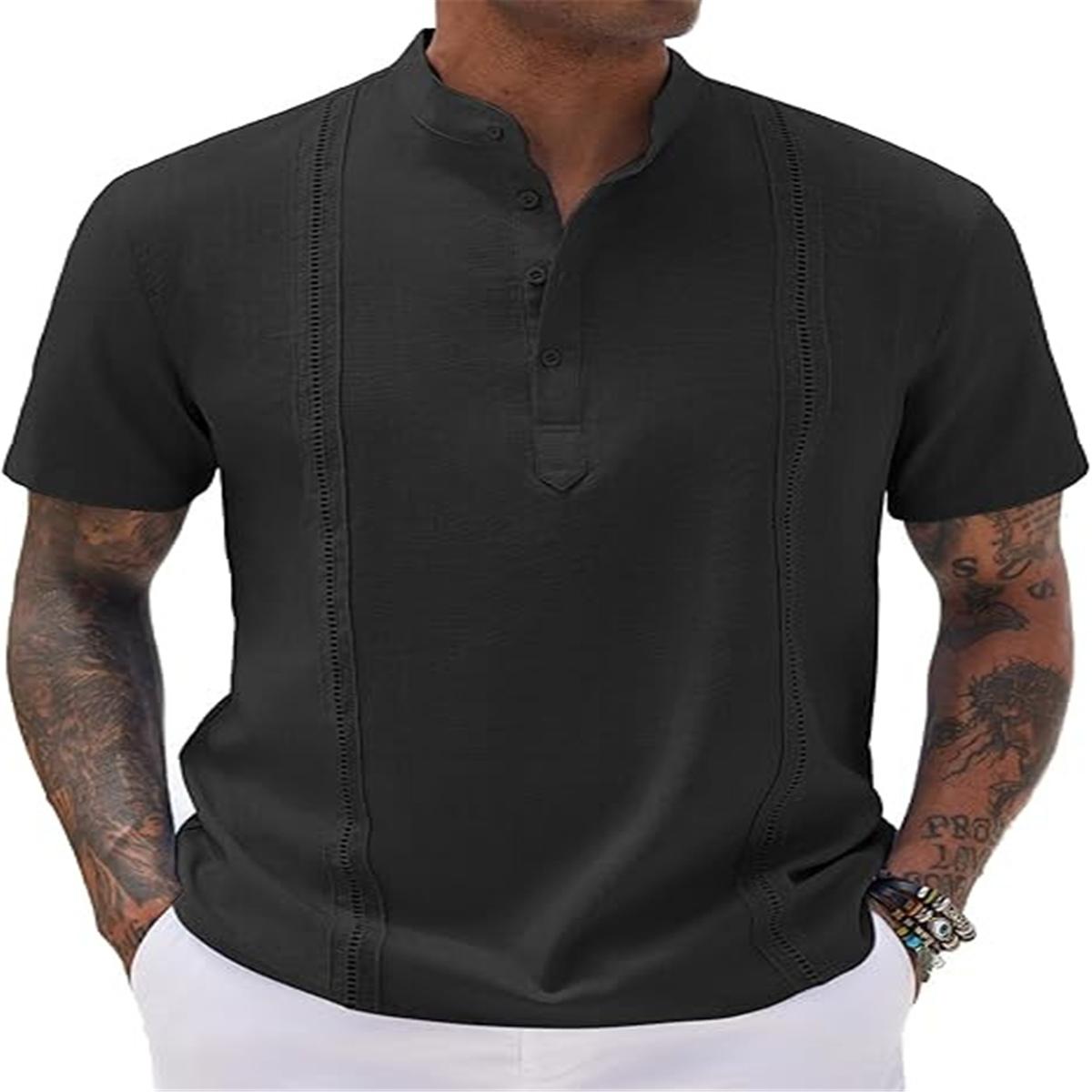 

Нова чоловіча модна спортивна футболка з коротким рукавом, повсякденна вільна сорочка з коротким рукавом великого розміру, чоловічі літні топи M чорний