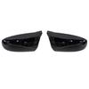 Excellent Facelifted Side Wing Modified for BMW X5 E70 X6 E71 2008-2013 Mirror Cover Caps Bright Black Carbon Fiber Pattern