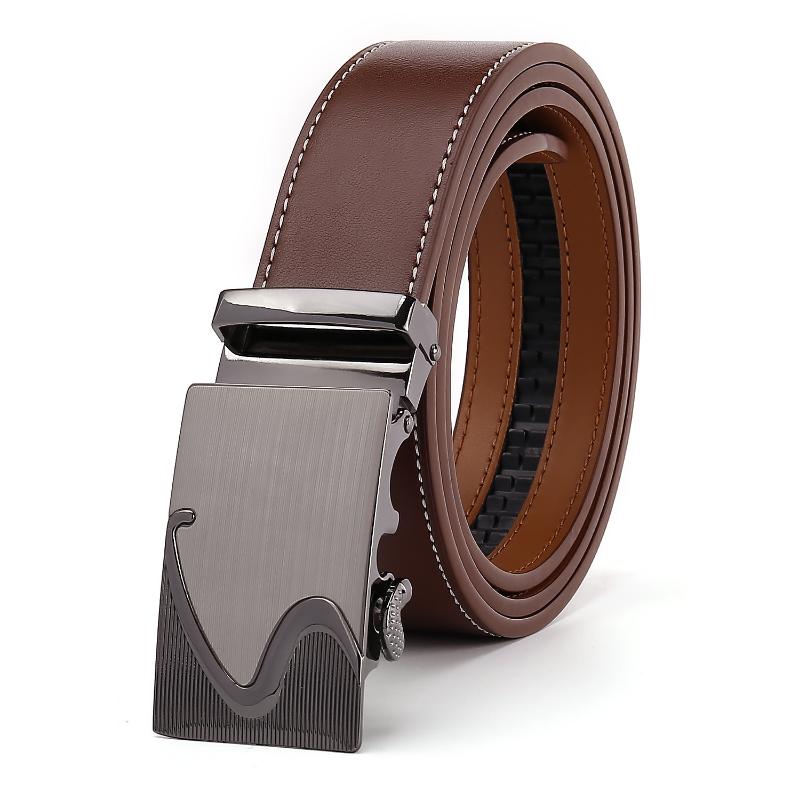 PULO Automatický opasek s přezkou Pánský opasek Ležérní Businessový Špičkový Pánský opasek