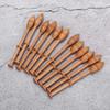 Lace Bobbin Hardwood, 12pcs 4.3in Practical DIY Beech Lace Bobbin Sewing Tools Durable Lace Robbin Weaving Tools for Hand-knitting DIY Tools, Such As