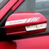2PCS Car Badge Rearview Mirror Decor Sticker Vehicle Body Refit Decal for Mercedes Benz Amg W205 W211 W204 W212 W213 W203 W176