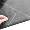 Black Weed Barrier Fabric for Orchard Tree Cover and Ground Control