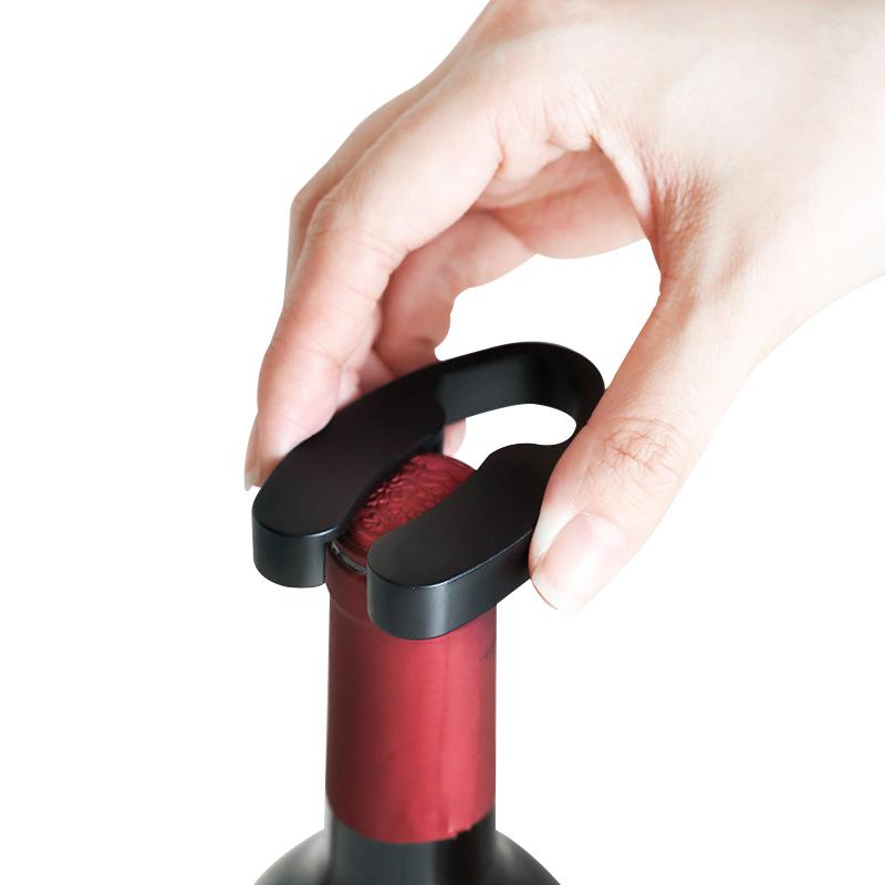New Ergonomic Design Bottle Foil Cutter Bottle Cap Paper Cutter Black/Silver Bottle Foil Remover Handheld Wine Openers