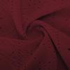 Women Summer  Top Eyelet Vacation Short Sleeve O Neck Loose Fit Shirt Spring Fashion Casual Clothes