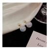Boucles d'oreilles clous perles sirène double usage: Argent S925, Mode Haut de Gamme pour Femmes