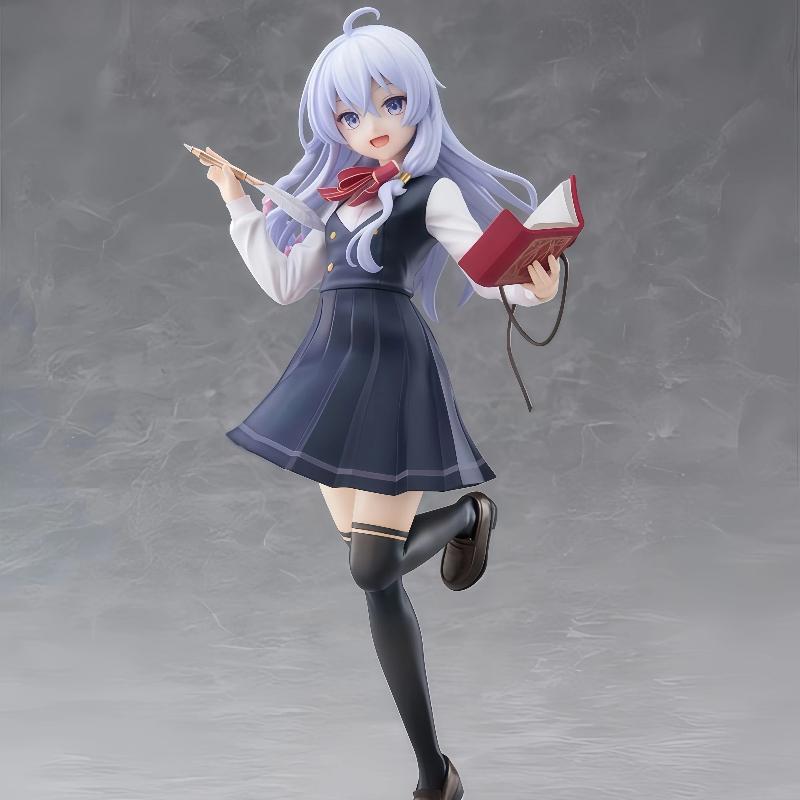 Wandering Witch Elaina School Uniform Version Gk Statue 1/7 Scale Painted Anime Figure Collectible Model Desktop Ornament Gift