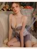 Satin & Lace Sheer Seductive Sleep Dress & Robe Set