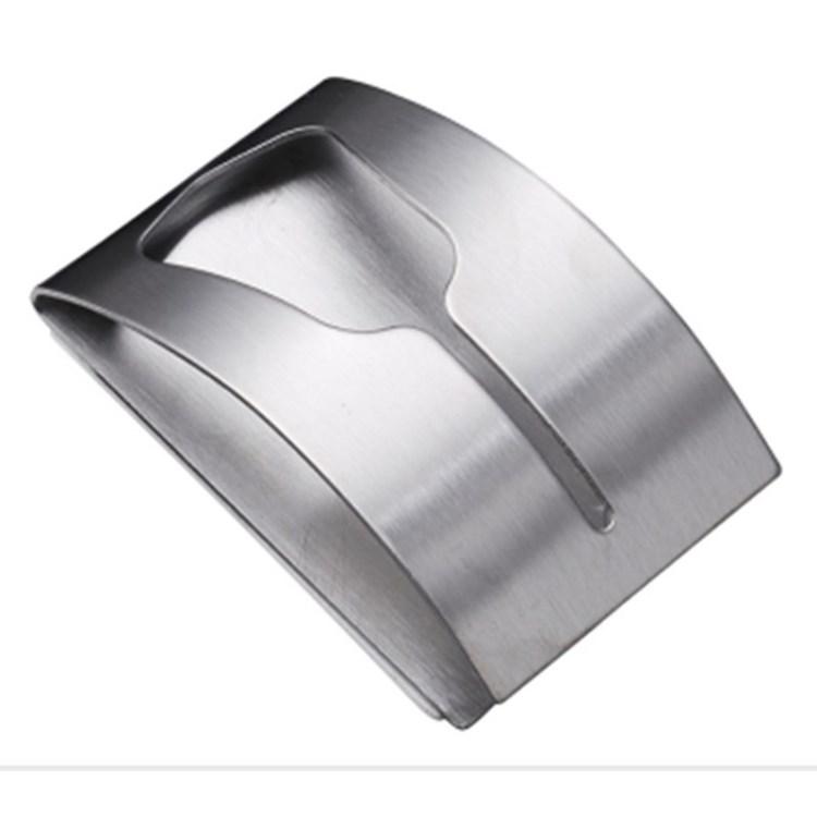 

Self Adhesive Towel Hook Holder Non-Drilling Kitchen Dish Towel Holder Silver D