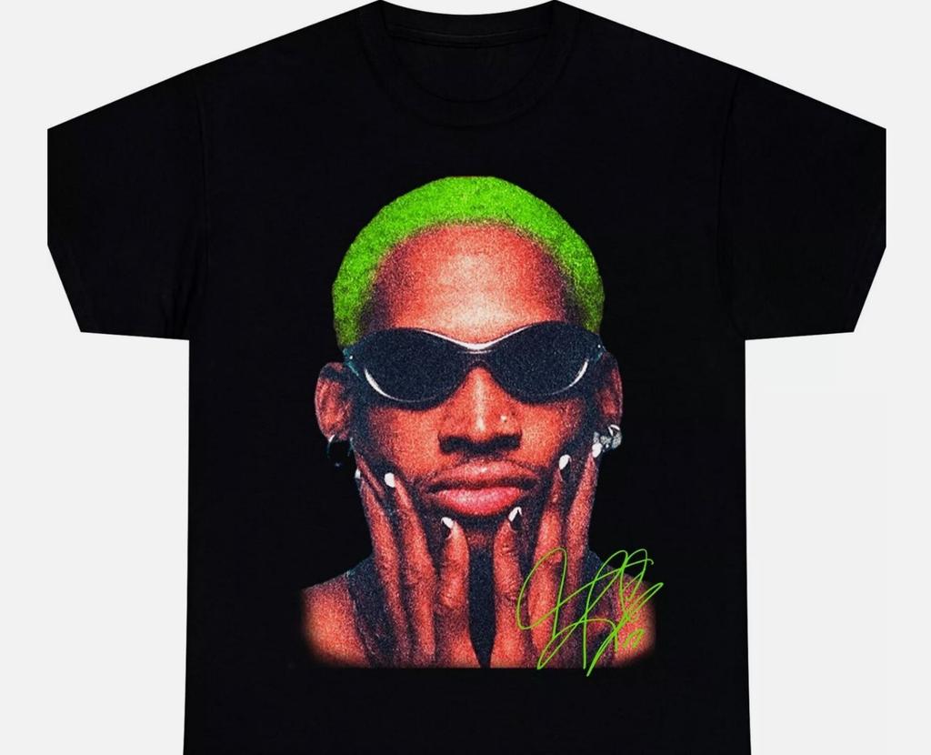 26 DENNIS RODMAN T-SHIRT Rare Homage Vintage Rap Tee Hip Hop Style Unisex T-Shirt