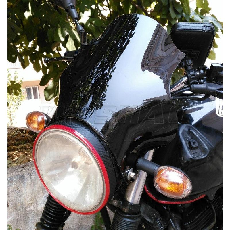 Windshield Windscreen Screen For 1982 - 2008 Honda Nighthawk 250 CB250 750 CB750 CB 250 750 F2 Seven Fifty Headlight Mounting