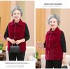 Fashionable Mink Velvet Vest for Middle-Aged and Elderly Women - Warm Autumn/Winter Style for Mom or Grandma