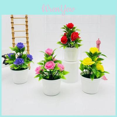 Artificial Rose Potted Plant For Wedding Photography And Home Decoration