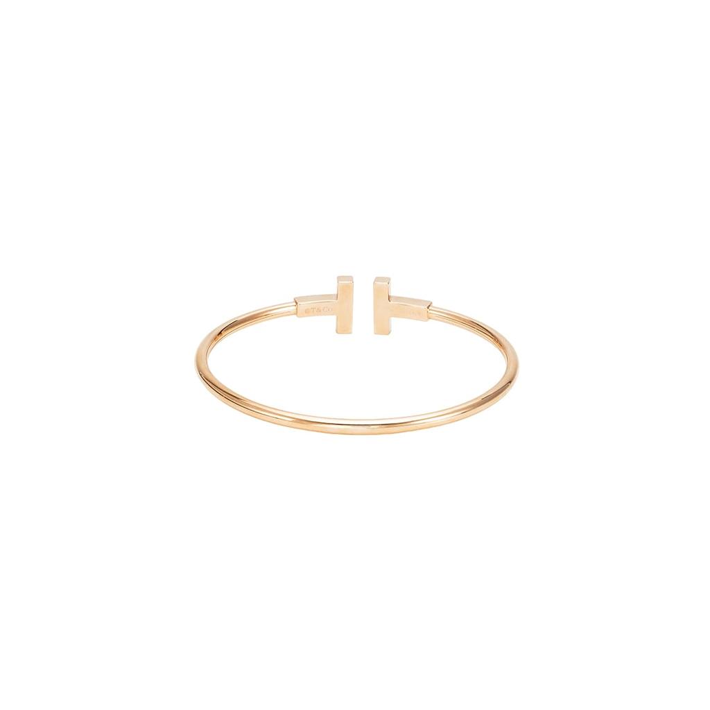 TIFFANY & CO. T 18K Gold With Mother Of Pearl And Diamond Bangles Women's GRP11104
