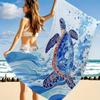 Bohemian Sea Turtle Beach Towel Patterned Sunscreen And Windproof Suitable For Swimming Pool Camping Travel Blanket
