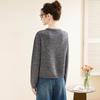 Women's Pure Wool Thickened Round Neck Cardigan
