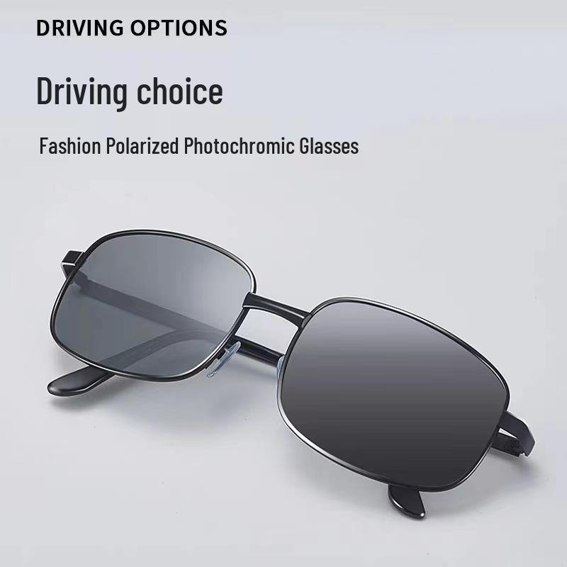 

Поляризованные солнцезащитные очки с защитой от УФ-лучей и автоматическим изменением цвета для мужчин - Идеальны для вождения