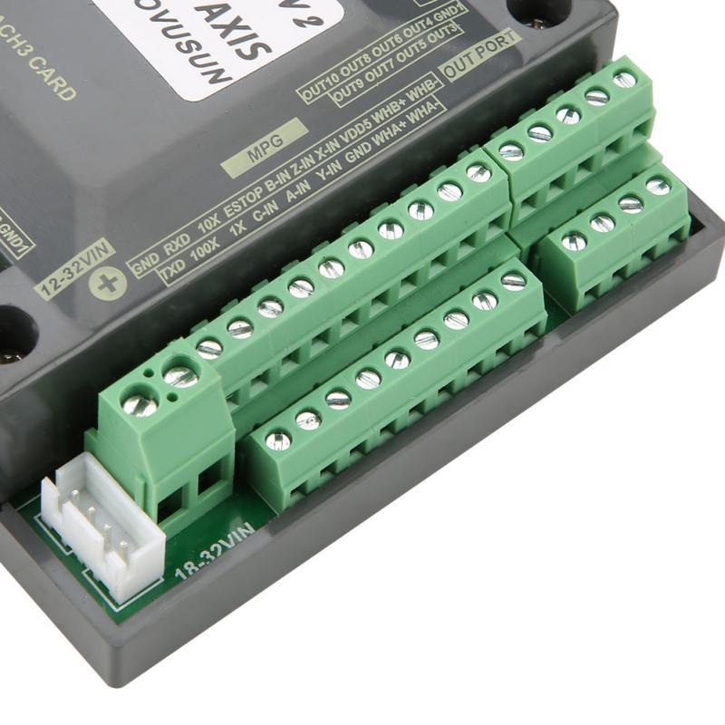 Scheda di controllo del movimento NVEM CNC Controller 4 assi Ethernet MACH3 per apparecchiature automatiche con motore passo-passo Scheda di controllo del movimento NVEM CNC Controller 4 assi Ethernet MACH3 per apparecchiature automatiche con motore passo-passo