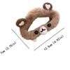 Double Side Plush Cloud Hair Claw Cartoon Plush Bear Hair Clip Rabbit Ear Shark Clip  Female/Girls