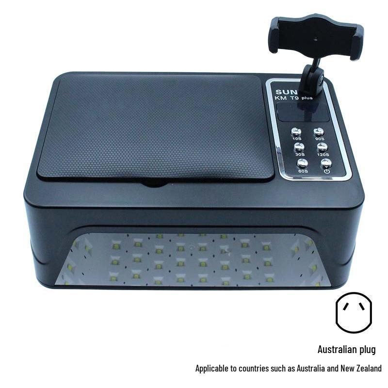 Portable Cross-Border Nail Lamp with UV/LED Dual Light for Quick-Dry, Wearable, Special Nail Phototherapy