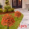 Artificial Flower Garden Stake Yard Decorations Ornament for Porch