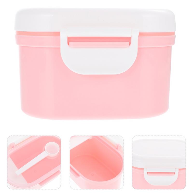Milk Powder Travel Container Pink Pp 1pcs