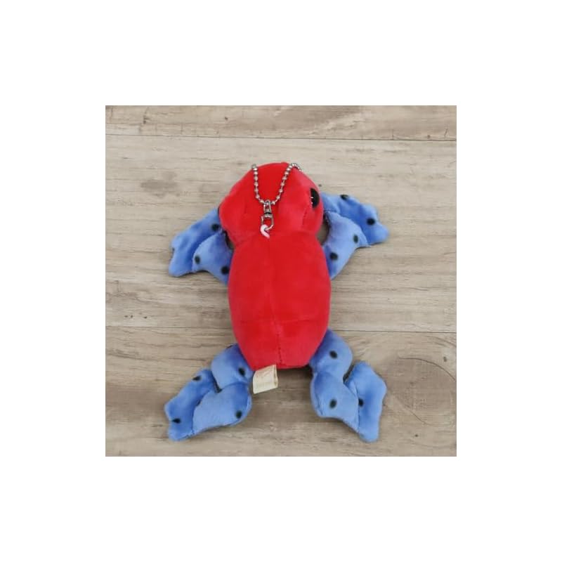 Take Off Strawberry Poison Dart Frog Keychain