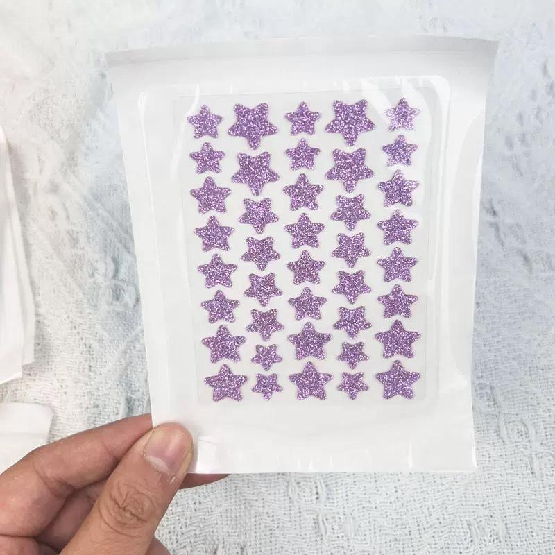 Official Star Acne Patches - 40 Clear, Invisible Hydrocolloid Patches for Pimple Absorption