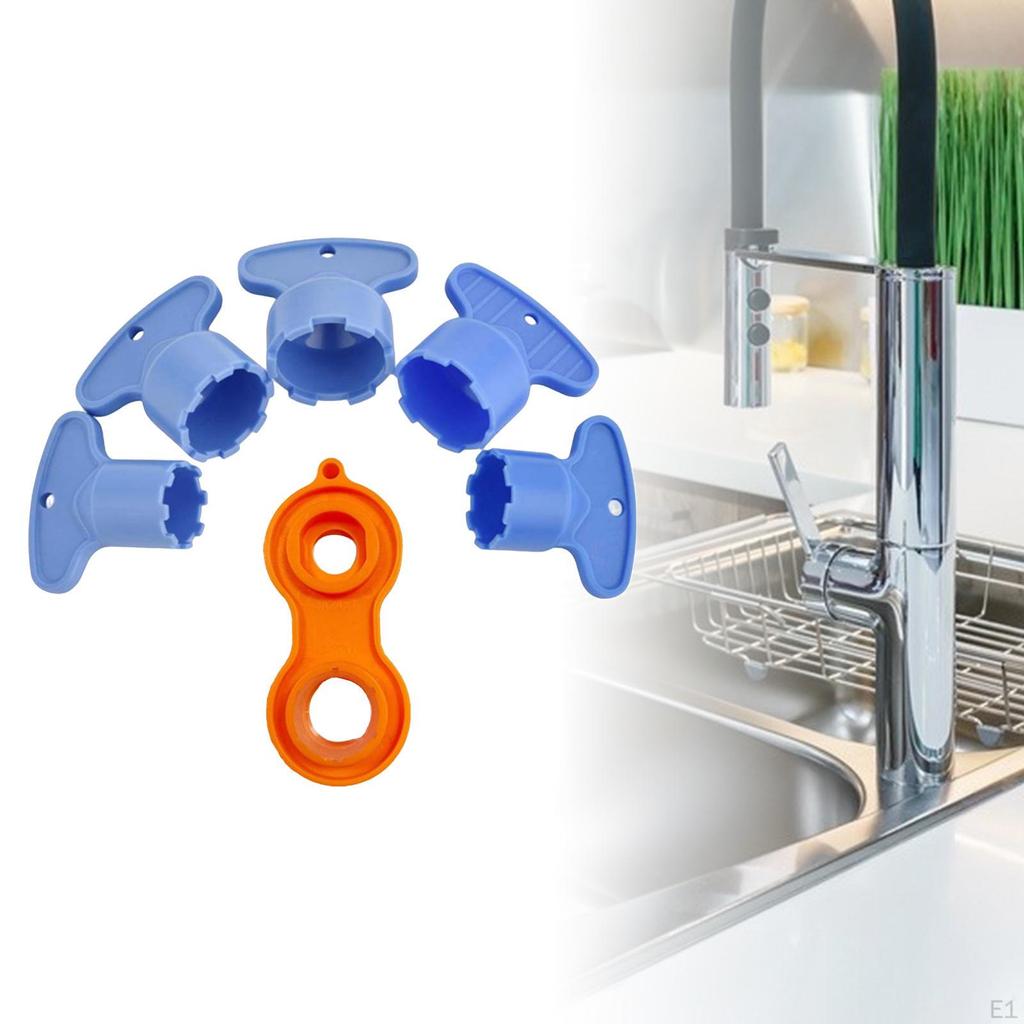 Aerator Key Removal Wrench Tool with 4 Sizes M16.5, , 21.5, 24 Recessed Sink