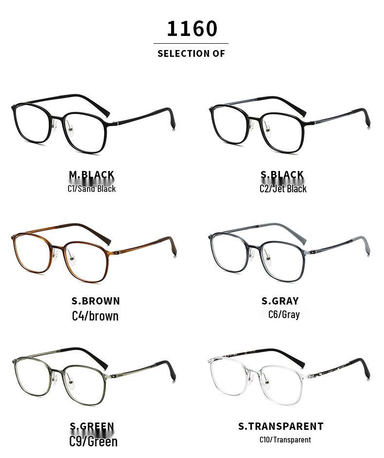 Ultralight Retro Square Eyeglass Frames - Unisex High-End Korean Design