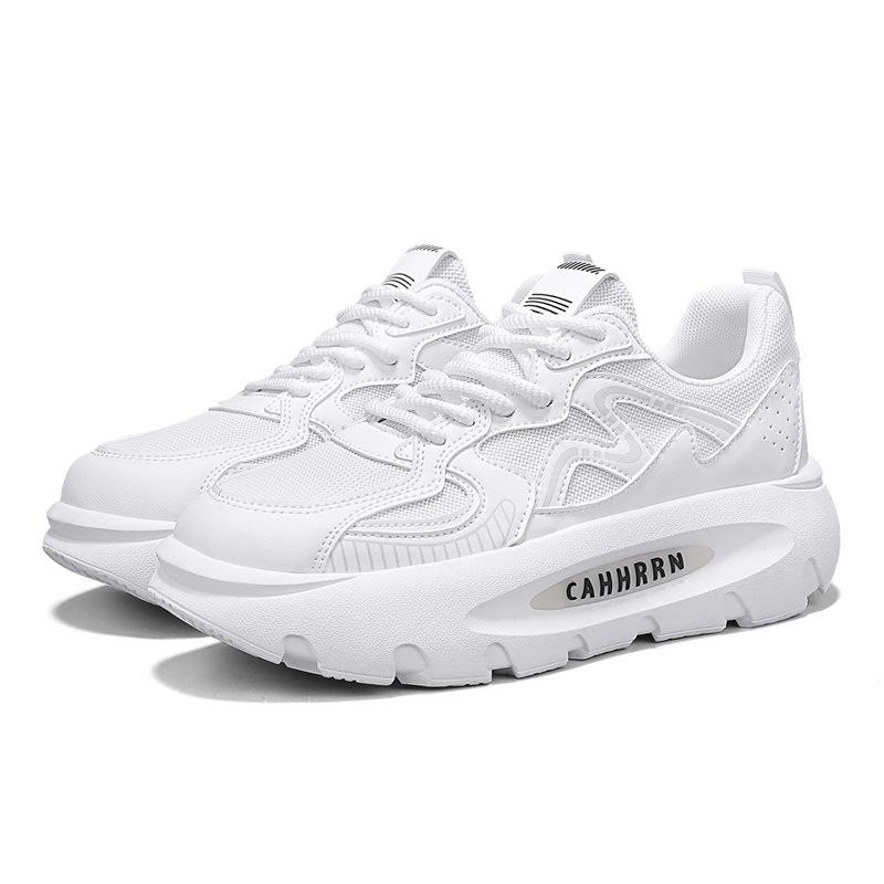 

Teen mesh breathable low-top men s shoes spring and autumn Korean version of trendy casual sports shoes student platform dad shoes 44