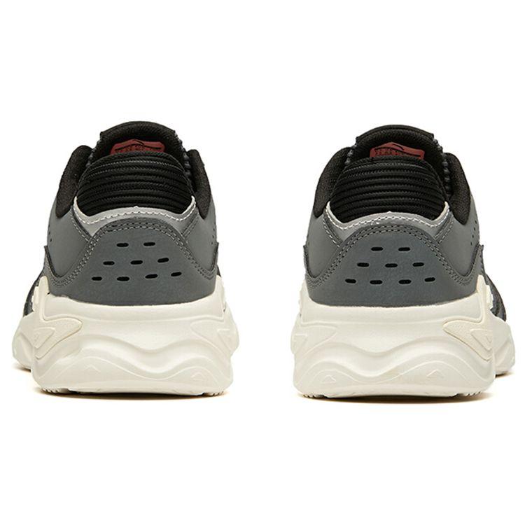 Anta Fashion Breathable Low-Top Running Shoes Men sneakers Dark-Gray 112015570-6