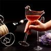 1Pcs Creative Bird Design Stemmed Cocktail Goblet Thick Transparent Glass Wine Goblet for Holiday Party Wedding Dessert