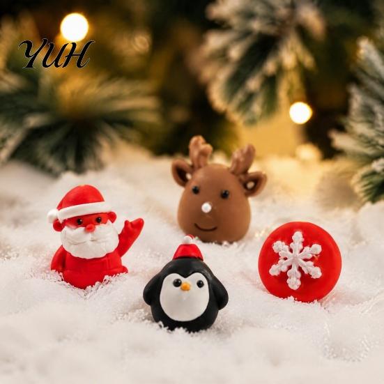 Festival Advent Calendar Merry Christmas Calendar, with 24 Stress Relief Squeeze Toys, Days Xmas Countdown Box, Holiday Party Gift Toys