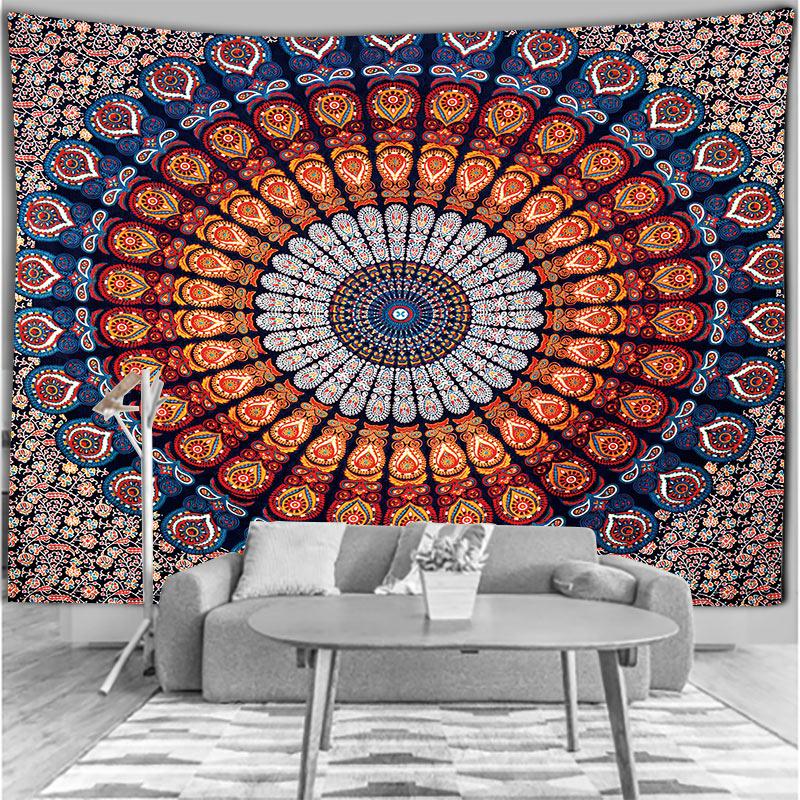 Mandala Tapestry Wall Art Home House Hogar Bedroom Masion Jardim Aesthetic Decor For 2023 Tapiz Y2k Arazzi Wall Hang
