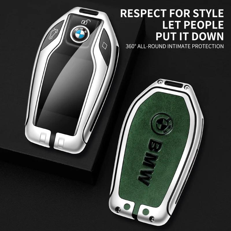 2025 Car Key Case Cover For BMW X1 X2 X3 X5 X4 X6 X7 G30 G20 G32 G11 G12 F40 F30 F20 F10 F34 F07 F44 F45 G15 Keychain Access