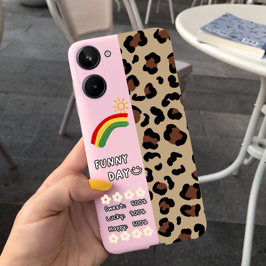 For Realme 10 2022 Lovely Printing Jelly Silicone Case For Realme10 RMX3630 Funda Realme 10 4G Soft TPU Phone Cases