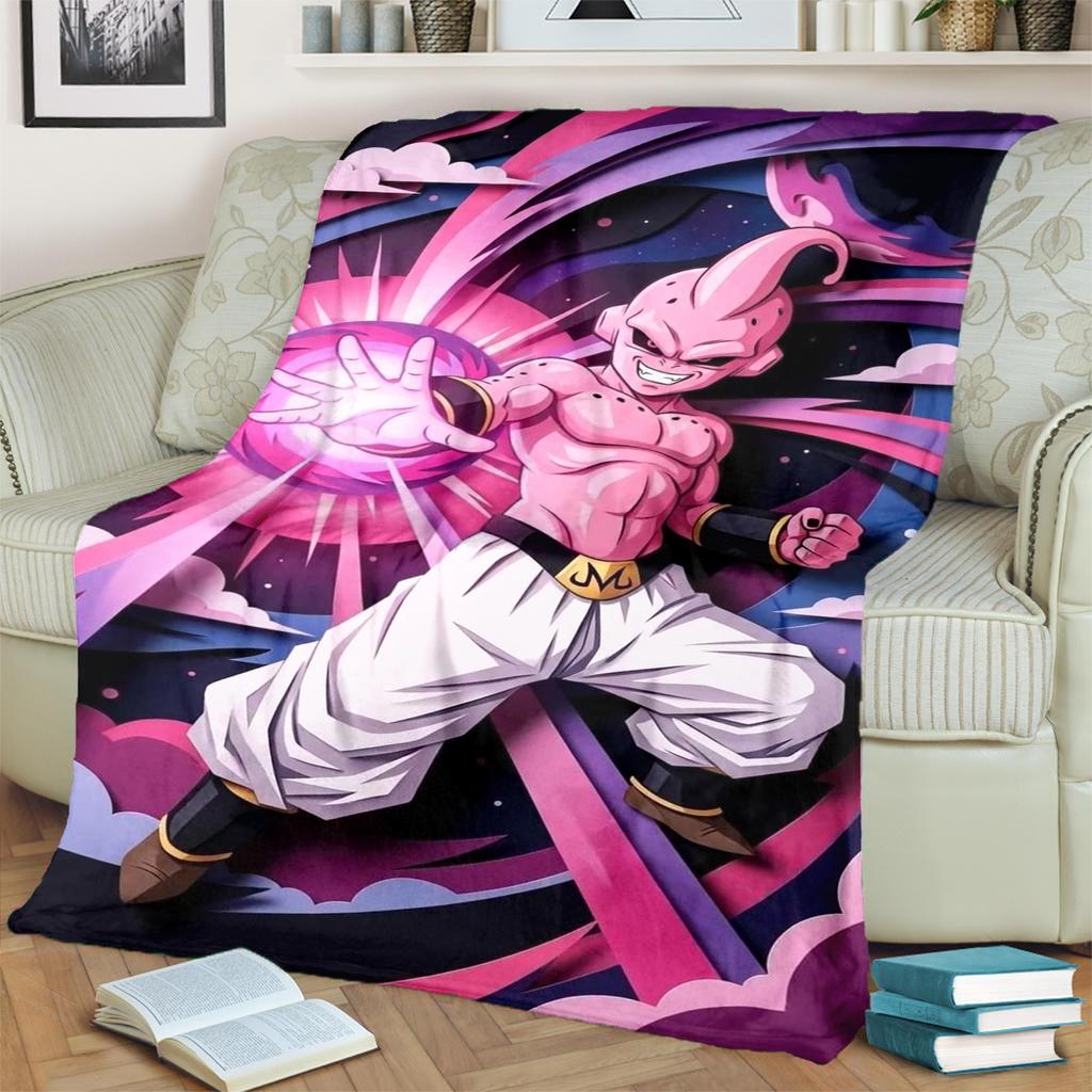 Dragon Ball! Flannel Blanket Comfortable Warm for Bedrooms, Sofas, Beds, Chairs, Picnics, Travel