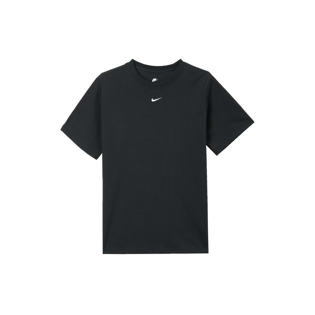New Nike Sportswear Women's Logo Crewneck Loose Fit T-Shirt Black FD4150-010