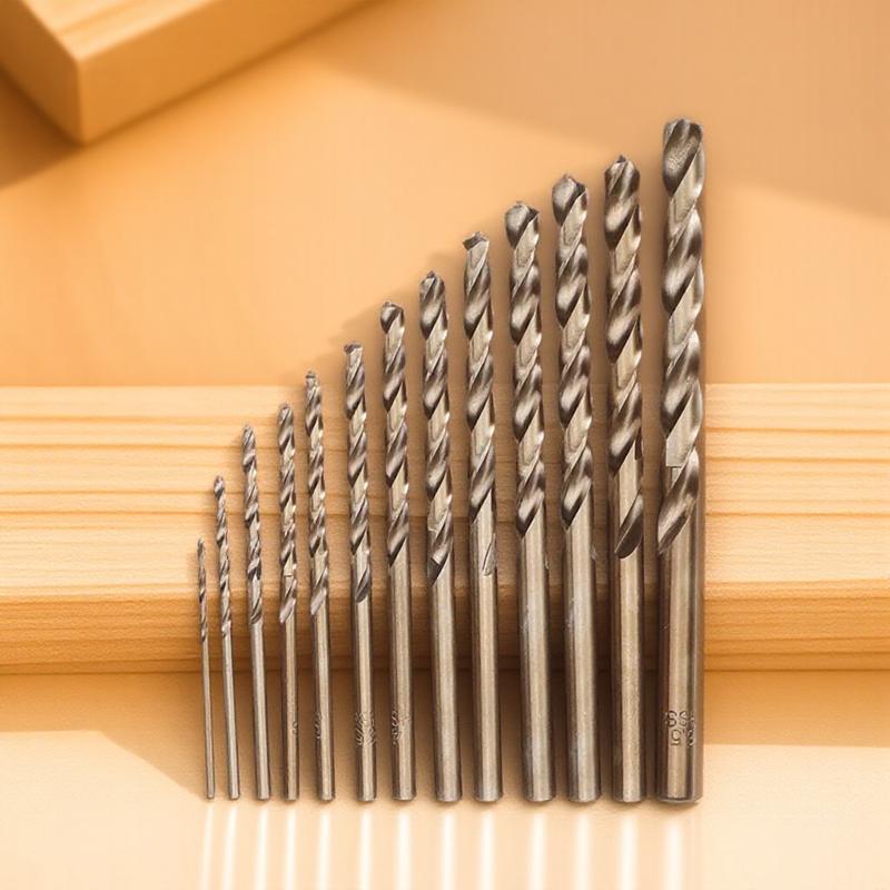 

Набор из 13 шт. быстрорежущих кобальтовых спиральных сверл HSS-CO M35 с цилиндрическим хвостовиком для нержавеющей стали, меди, алюминия, цинкового сплава